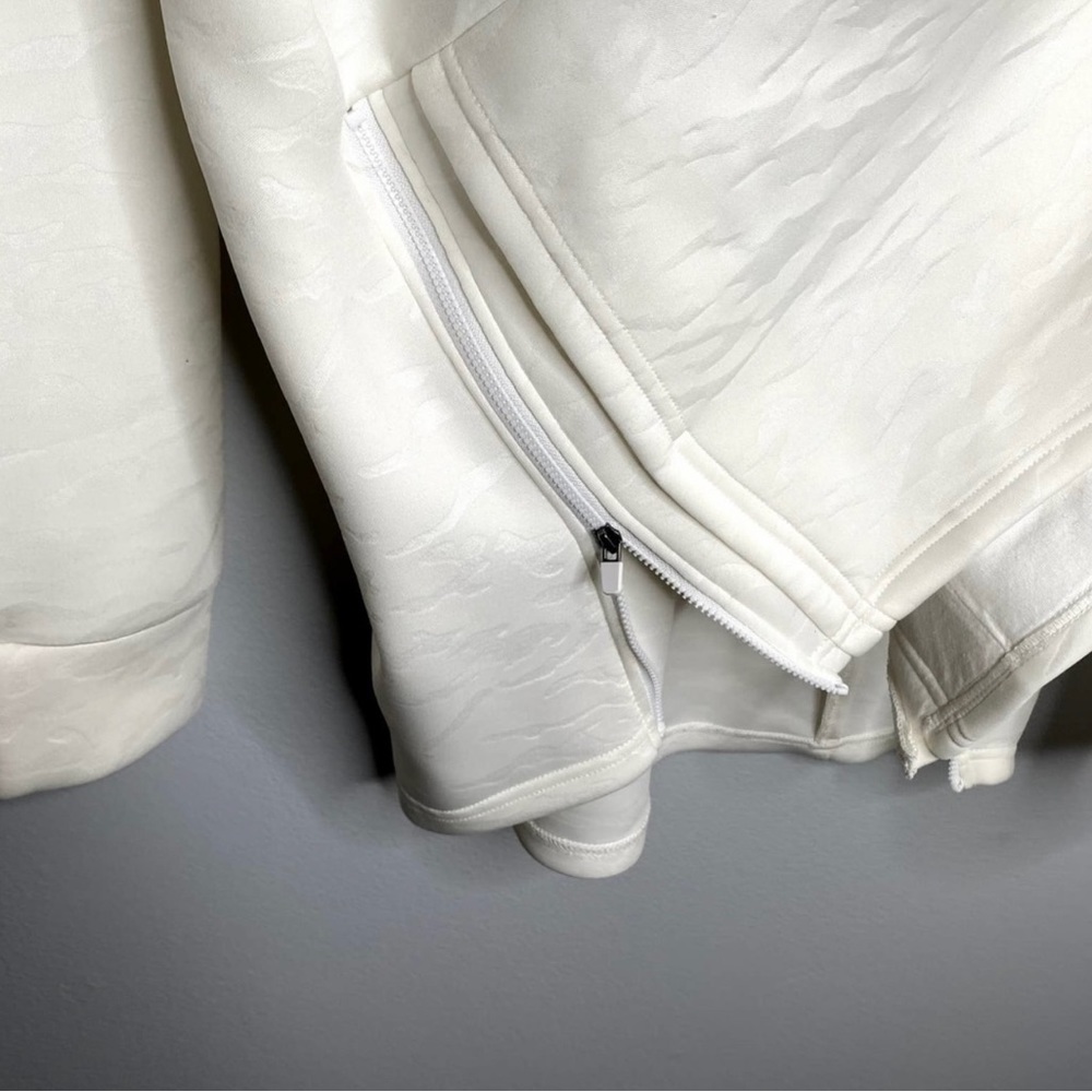 Fabletics White Camo Cowl Neck Pullover - image 2